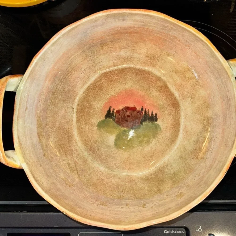Villa Tuscana collection by 222 Fifth serving bowl retired